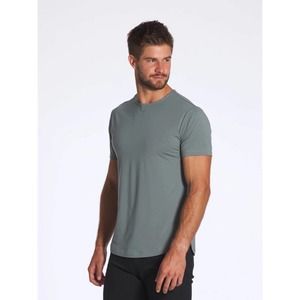 Cuts Clothing Short Sleeve V-Neck Curve-Hem (size L)